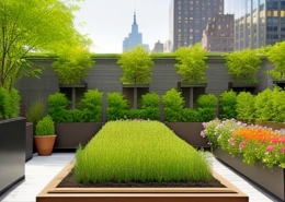 Manhattan style rooftop - balcony garden - Option 11