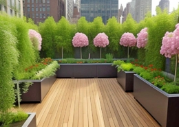 Manhattan style rooftop - balcony garden - Option 12