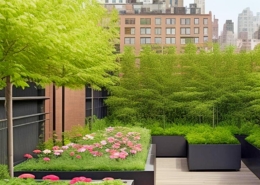 Manhattan style rooftop - balcony garden - Option 13