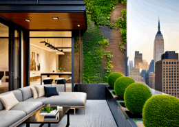 Manhattan style rooftop - balcony garden - Option 17
