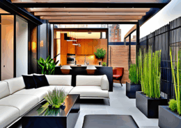 Manhattan style rooftop - balcony garden - Option 20