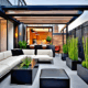 Manhattan style rooftop - balcony garden - Option 20
