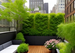Bespoke Manhattan style rooftop - balcony garden - Option 6