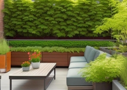 Bespoke Manhattan style rooftop - balcony garden - Option 8 - quotation request