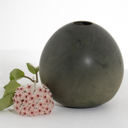 Verdant Green Bell Bottom Vase- Approx 16 cm